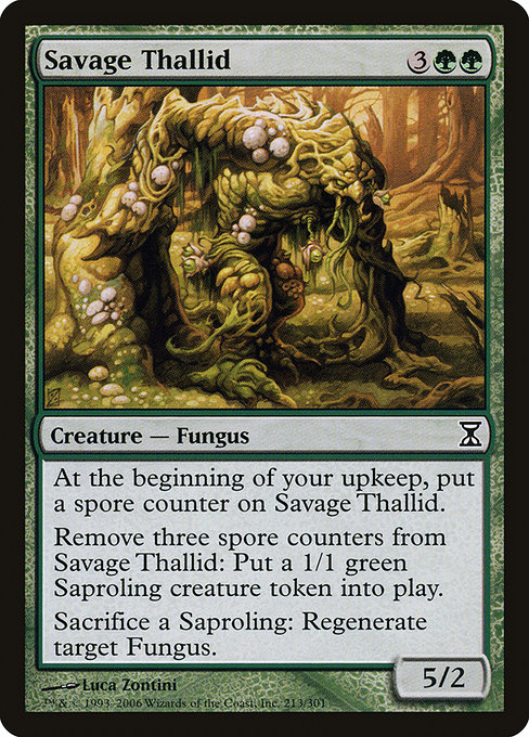 Savage Thallid - Time Spiral Common Card