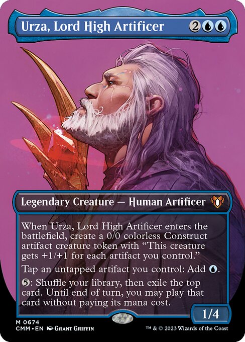 Urza, Lord High Artificer - Commander Masters Mythic Card