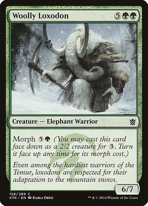 Woolly Loxodon - Khans of Tarkir Common Card