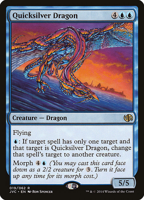 Quicksilver Dragon - Duel Decks Anthology: Jace vs. Chandra Rare Card