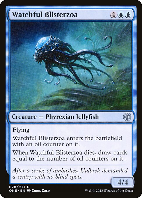 Watchful Blisterzoa - Phyrexia: All Will Be One Uncommon Card