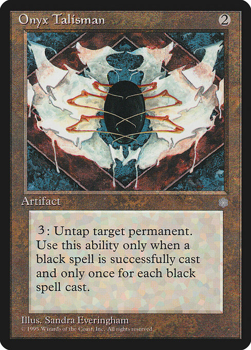 Onyx Talisman - Ice Age Uncommon Card