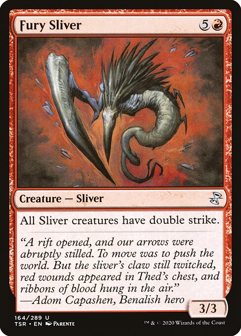 Fury Sliver - Time Spiral Remastered Uncommon Card