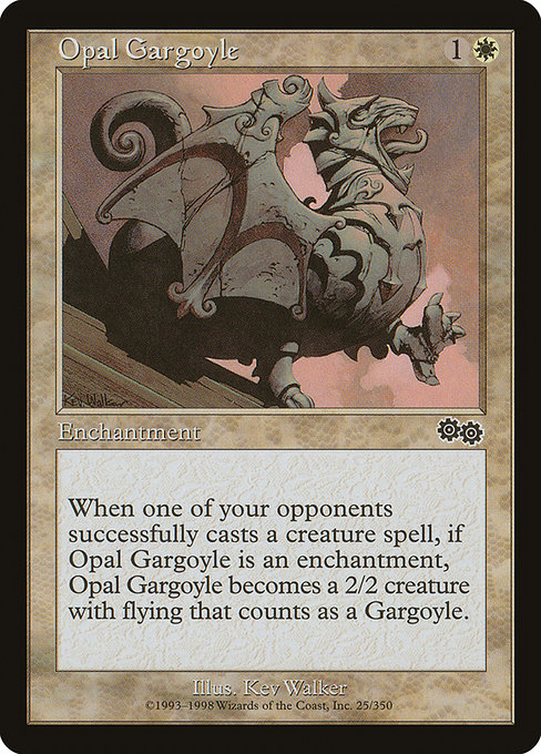 Opal Gargoyle - Urza's Saga Common Card