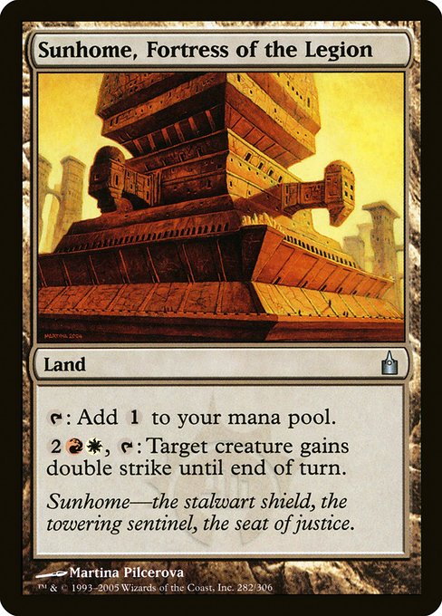 Sunhome, Fortress of the Legion - Ravnica: City of Guilds Uncommon Card