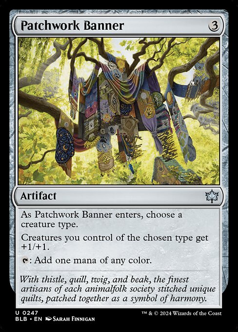 Patchwork Banner - Bloomburrow Uncommon Card