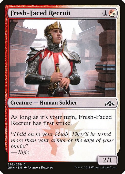 Fresh-Faced Recruit - Guilds of Ravnica Common Card