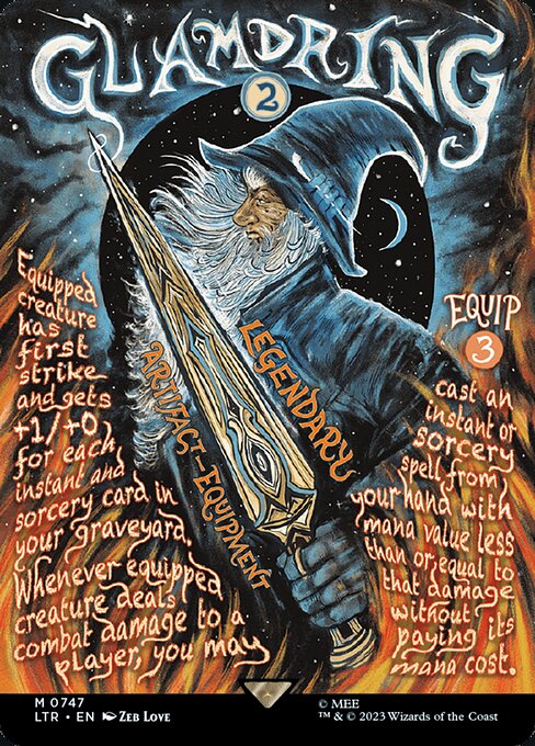 Glamdring - The Lord of the Rings: Tales of Middle-earth Mythic Card