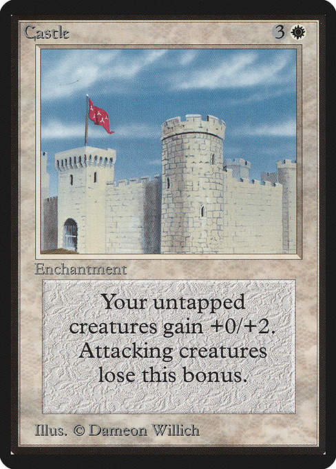 Castle - Limited Edition Beta Uncommon Card