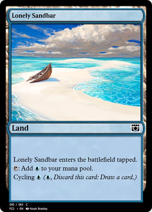Lonely Sandbar - Treasure Chest Common Card