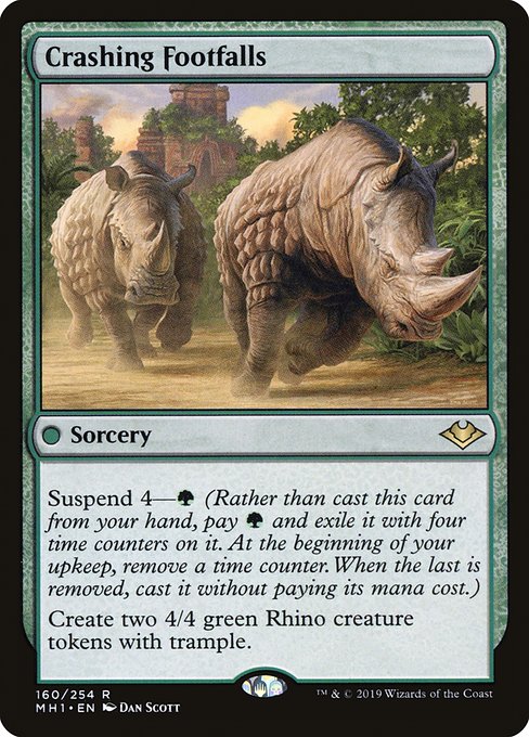 Crashing Footfalls - Modern Horizons Rare Card
