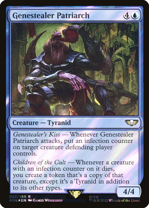 Genestealer Patriarch - Warhammer 40,000 Commander Rare Card