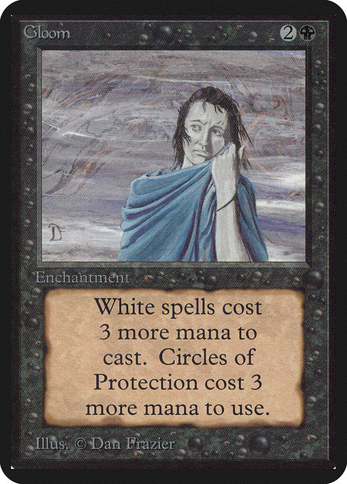 Gloom - Limited Edition Alpha Uncommon Card