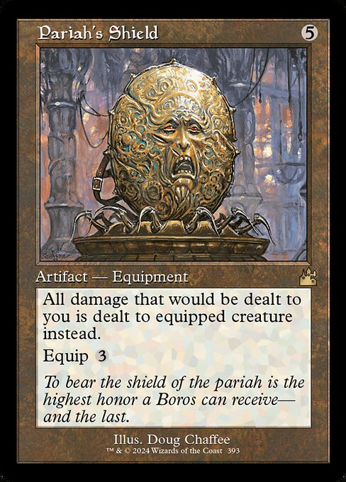 Pariah's Shield - Ravnica Remastered Rare Card