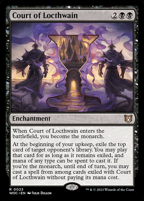 Court of Locthwain - Wilds of Eldraine Commander Rare Card