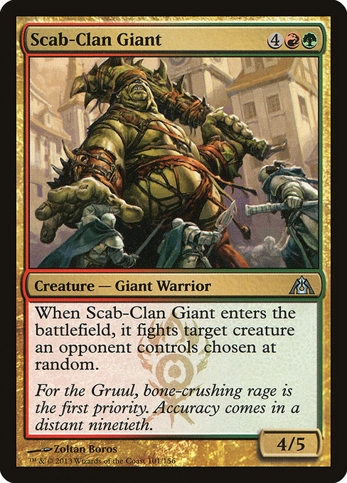 Scab-Clan Giant - Dragon's Maze Uncommon Card