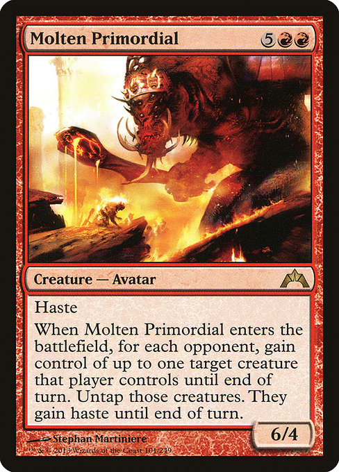 Molten Primordial - Gatecrash Rare Card