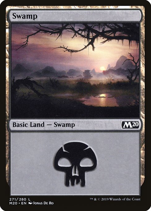 Swamp - Core Set 2020 Common Card