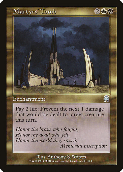 Martyrs' Tomb - Apocalypse Uncommon Card