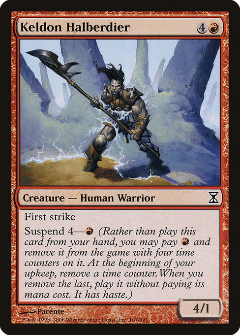 Keldon Halberdier - Time Spiral Common Card
