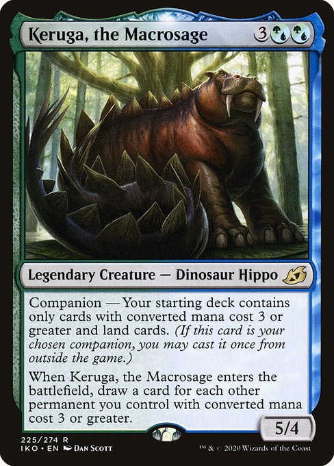 Keruga, the Macrosage - Ikoria: Lair of Behemoths Rare Card