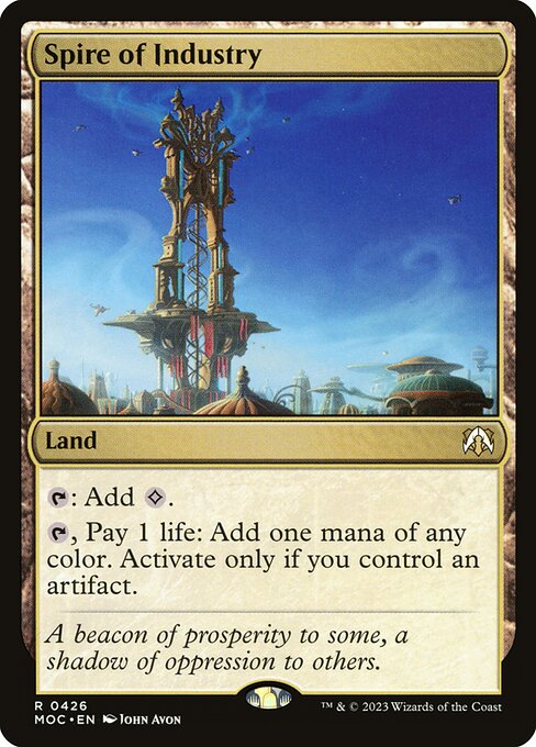 Spire of Industry - March of the Machine Commander Rare Card
