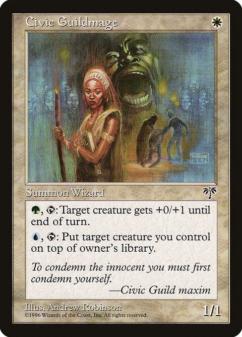 Civic Guildmage - Mirage Common Card