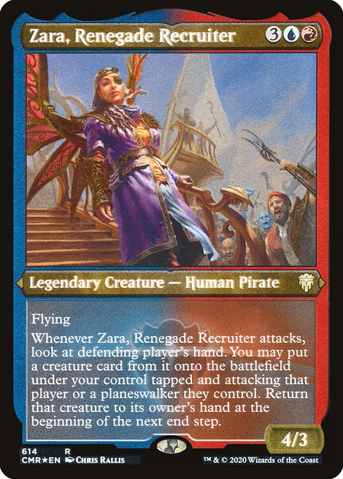Zara, Renegade Recruiter - Commander Legends Rare Card