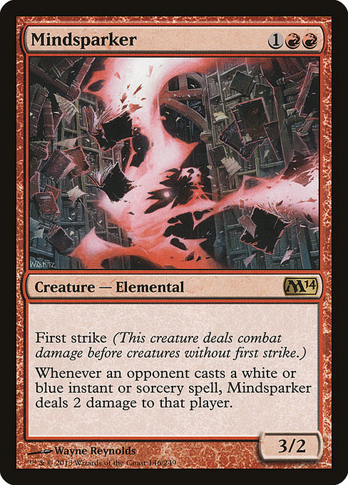 Mindsparker - Magic 2014 Rare Card