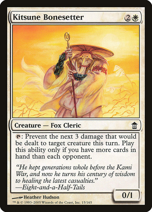 Kitsune Bonesetter - Saviors of Kamigawa Common Card