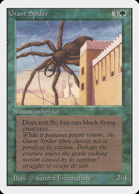 Giant Spider - Unlimited Edition Common Card