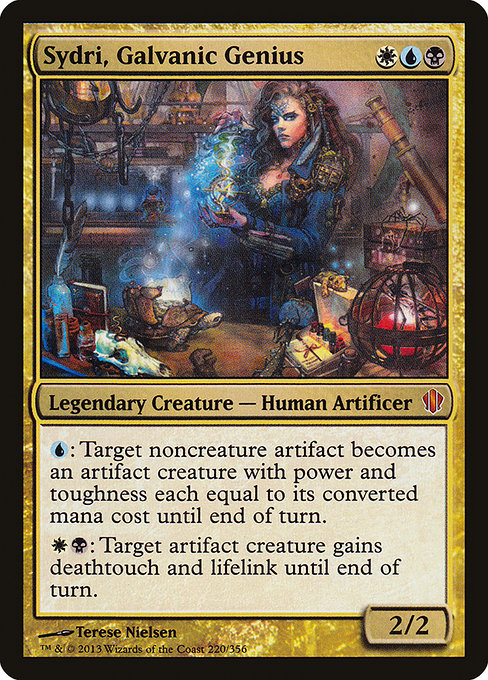 Sydri, Galvanic Genius - Commander 2013 Mythic Card
