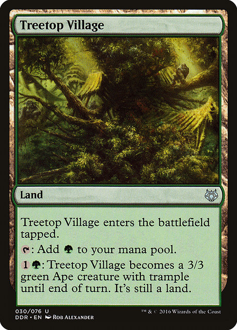 Treetop Village - Duel Decks: Nissa vs. Ob Nixilis Uncommon Card