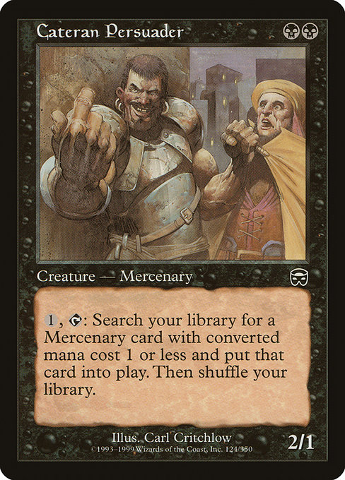 Cateran Persuader - Mercadian Masques Common Card