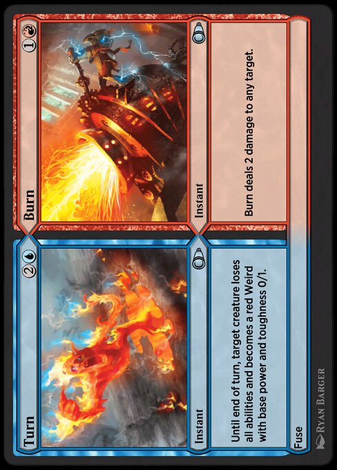Turn // Burn - Pioneer Masters Uncommon Card