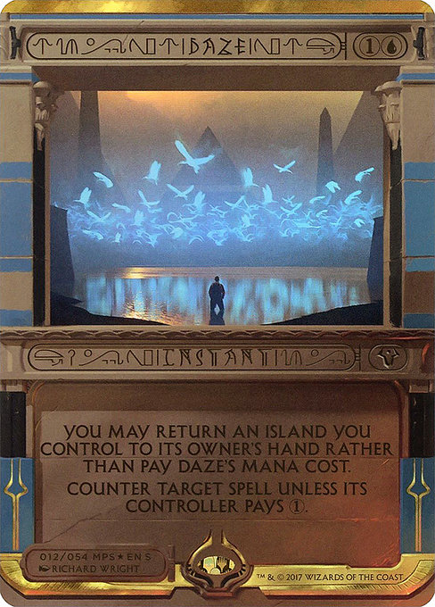 Daze - Amonkhet Invocations Special Card