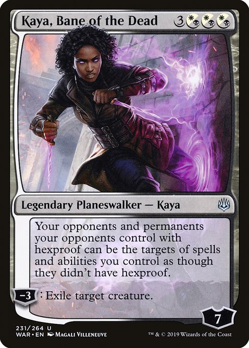 Kaya, Bane of the Dead - War of the Spark Uncommon Card