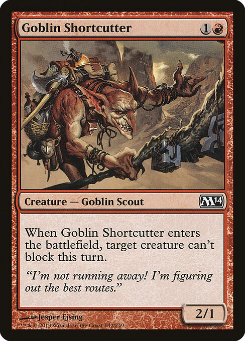 Goblin Shortcutter - Magic 2014 Common Card