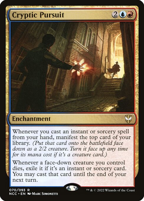 Cryptic Pursuit - New Capenna Commander Rare Card