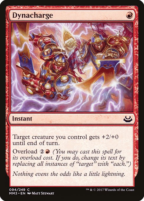 Dynacharge - Modern Masters 2017 Common Card