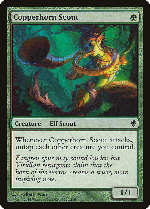 Copperhorn Scout - Conspiracy Common Card