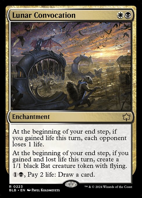 Lunar Convocation - Bloomburrow Rare Card