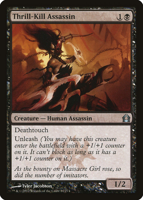 Thrill-Kill Assassin - Return to Ravnica Uncommon Card