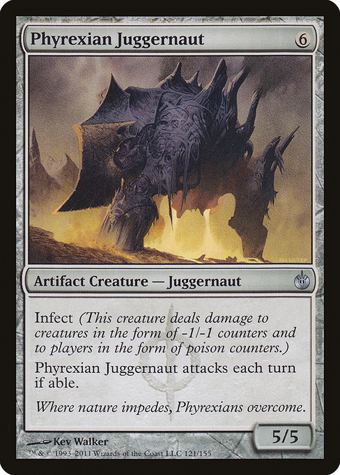 Phyrexian Juggernaut - Mirrodin Besieged Uncommon Card