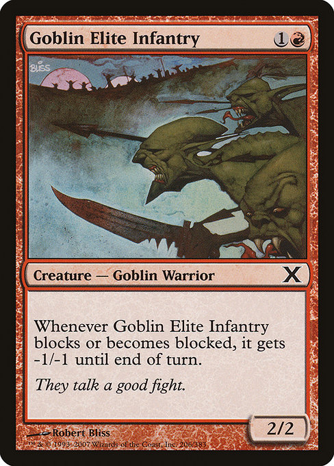 Goblin Elite Infantry - Tenth Edition Common Card