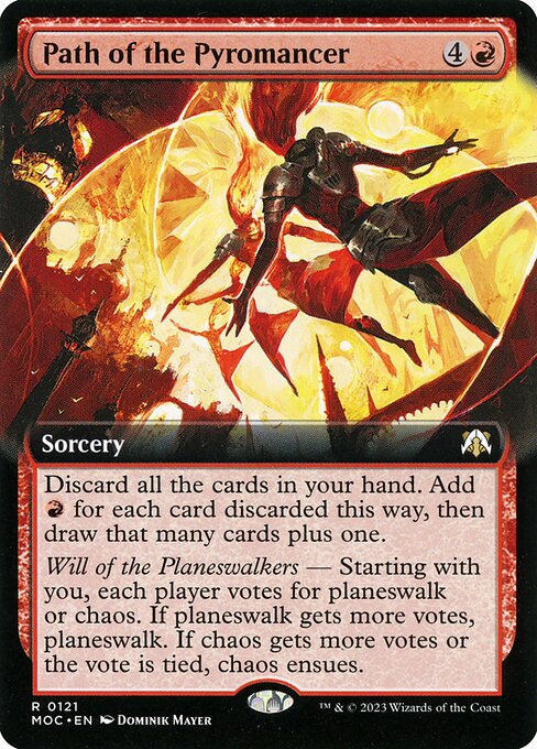 Path of the Pyromancer - March of the Machine Commander Rare Card