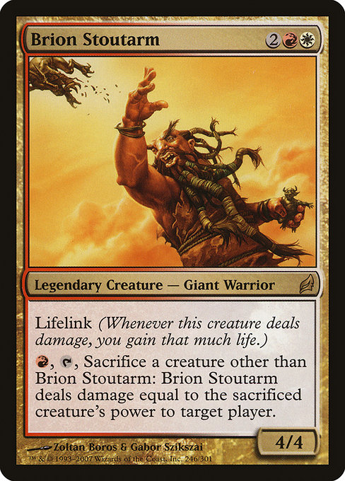Brion Stoutarm - Lorwyn Rare Card