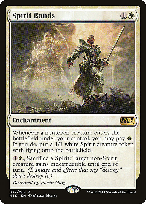 Spirit Bonds - Magic 2015 Rare Card