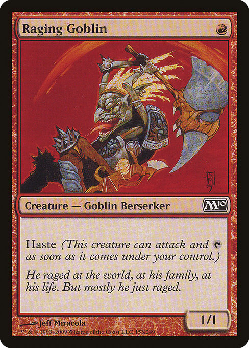 Raging Goblin - Magic 2010 Common Card