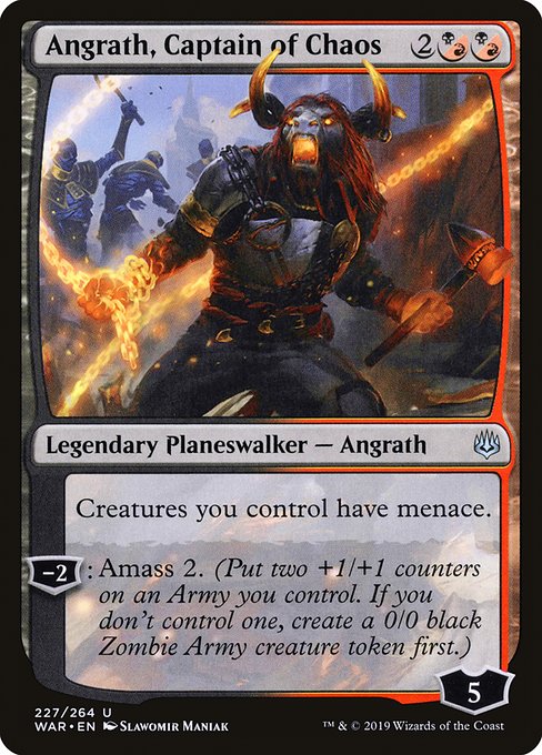 Angrath, Captain of Chaos - War of the Spark Uncommon Card